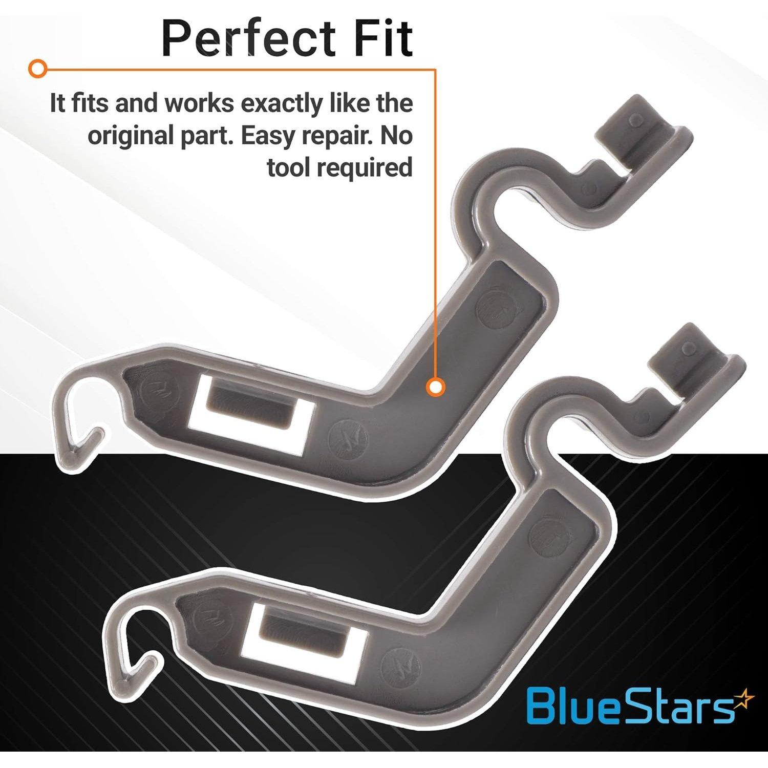 [Lifetime Warranty] W10082853 Dishwasher Tine Pivot Clip - Compatible with Whirlpool Kenmore KitchenAid Dishwashers - Replaces WPW10082853 PS11748190 PS1734891 1446946 - Pack of 4 image 2