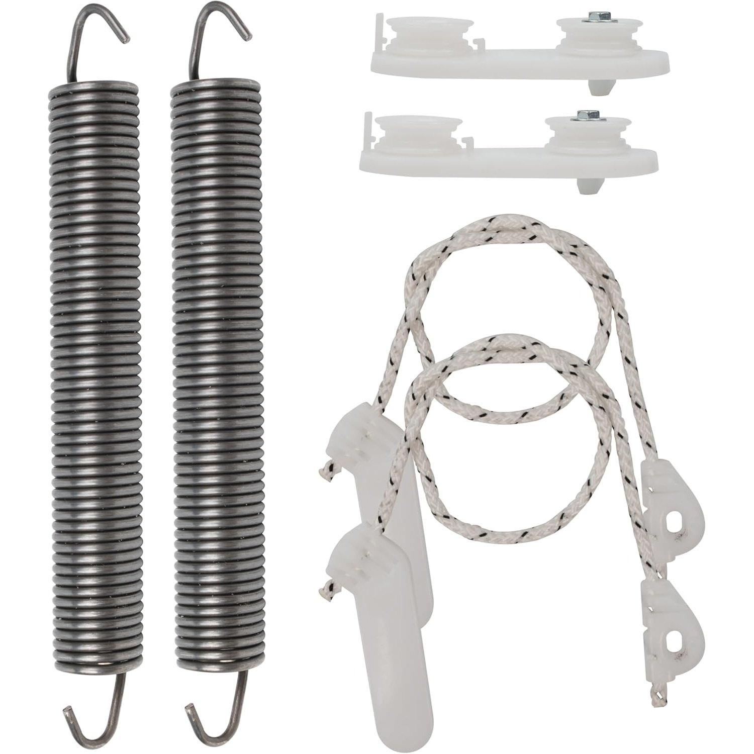 [Lifetime Warranty] 8194001 & 8270020 Dishwasher Door Balance Link Kit & Door Spring - Compatible with Kenmore Whirlpool KitchenAid Dishwashers - Replaces 1059756 8194001VP 8270018 AP3775412 PS972325 image 0