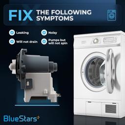 [Lifetime Warranty] DC31-00054D PX3516-01 DC31-00187A Washer Drain Pump Motor For Samsung WF42H5000AW/A2, WF42H5200AW/AP//AF/A2, WV60M9900AV/A5, WA40J3000AW/AA, WA45H7000AW/A2, WF431ABP XAA-01, WF520ABP XAA-07 thumbnail 5