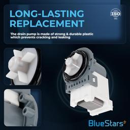 [Lifetime Warranty] DC31-00054D PX3516-01 DC31-00187A Washer Drain Pump Motor For Samsung WF42H5000AW/A2, WF42H5200AW/AP//AF/A2, WV60M9900AV/A5, WA40J3000AW/AA, WA45H7000AW/A2, WF431ABP XAA-01, WF520ABP XAA-07 thumbnail 6