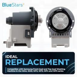 [Lifetime Warranty] DC31-00054D PX3516-01 DC31-00187A Washer Drain Pump Motor For Samsung WF42H5000AW/A2, WF42H5200AW/AP//AF/A2, WV60M9900AV/A5, WA40J3000AW/AA, WA45H7000AW/A2, WF431ABP XAA-01, WF520ABP XAA-07 thumbnail 2