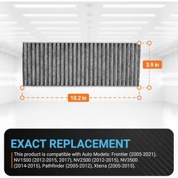 Activated Carbon Cabin Air Filter CF10553 thumbnail 5