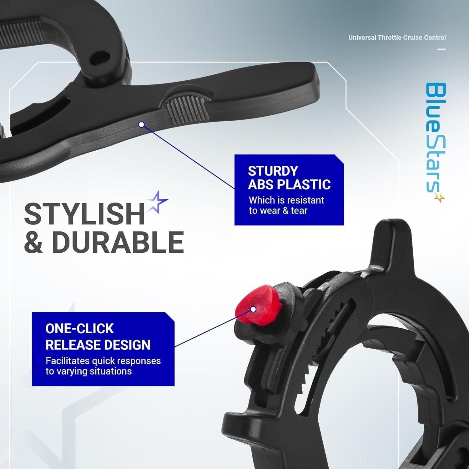 [Lifetime Warranty] Universal Motorcycle Throttle Lock - Cruise Control for Bikes & Scooters image 4