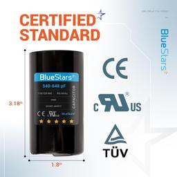 [Lifetime Warranty] 590-708 uF MFD 110-125 VAC ±20% 50/60 Hz CD60 Round Motor Start Capacitor - Fits Pool Pump, Well Pump - Pack of 2 thumbnail 3