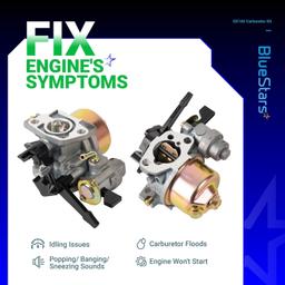 [Lifetime Warranty] GX160 GX200 Carburetor with Mounting Gaskets Fuel thumbnail 1