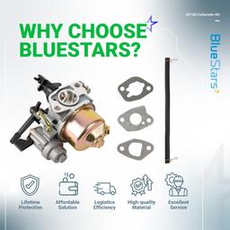 [Lifetime Warranty] GX160 GX200 Carburetor with Mounting Gaskets Fuel thumbnail 7