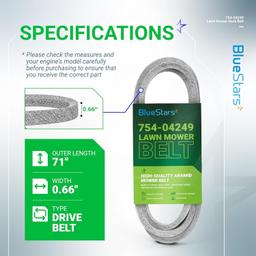 [Lifetime Warranty] 954-04249A 754-04249 Mower Drive Belt thumbnail 5