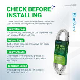 [Lifetime Warranty] 954-04249A 754-04249 Mower Drive Belt thumbnail 4