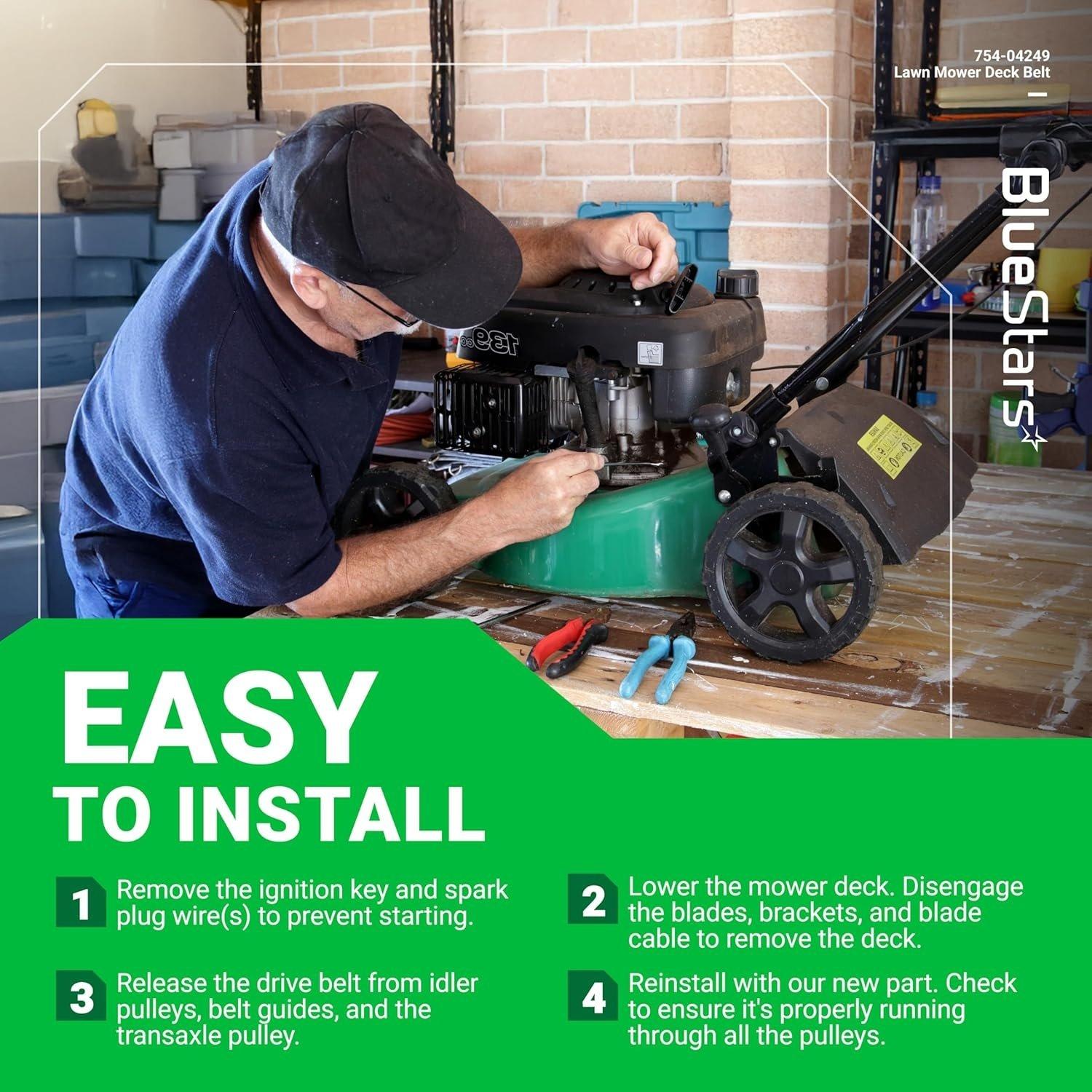 [Lifetime Warranty] 954-04249A 754-04249 Mower Drive Belt image 8