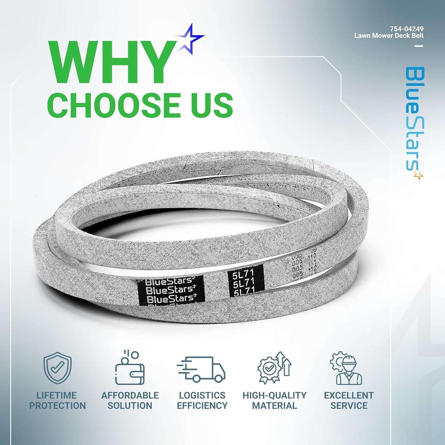 [Lifetime Warranty] 954-04249A 754-04249 Mower Drive Belt image 7