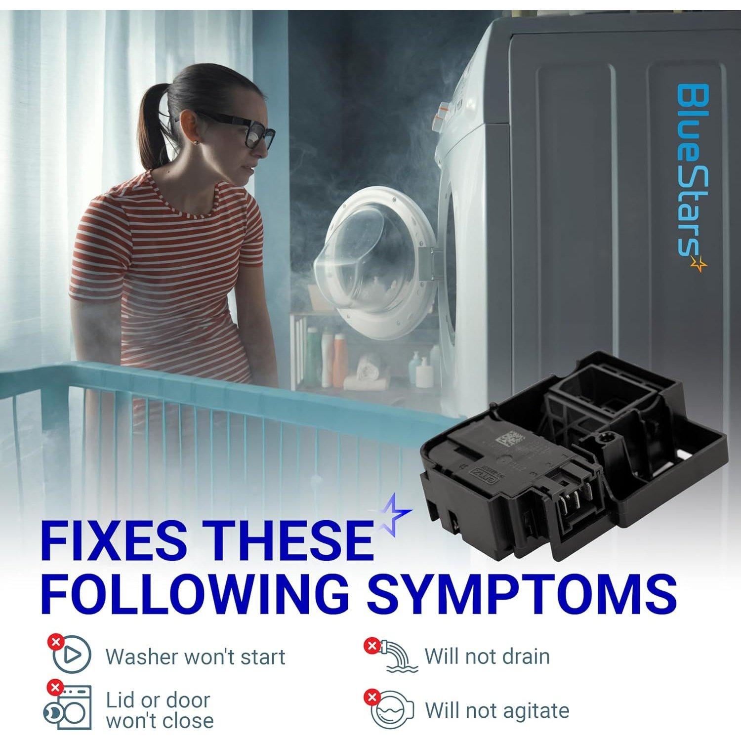 [Lifetime Warranty] WH08X32697 WH08X37938 Washer Door Lid Lock Switch - Replaces WH01X24114 WH01X26114 WH01X27954 WH08X31577 - For GE GTW465ASN1WW GTW460ASJ3WW GTW330ASK3WW GTW460ASJ2WW GTW220ACK1WW image 6