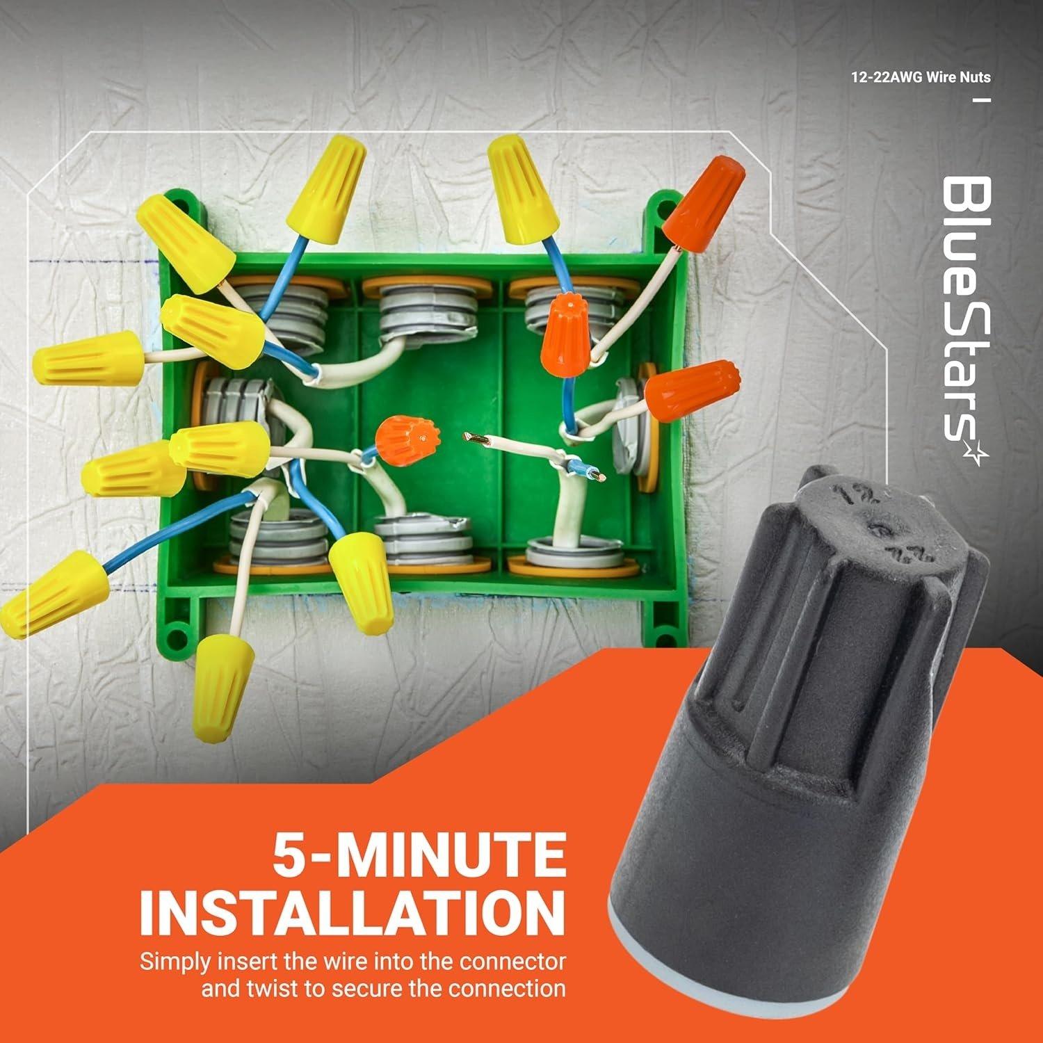 [Lifetime Warranty] 50 PCS Waterproof Wire Connectors AWG 12-22 image 1