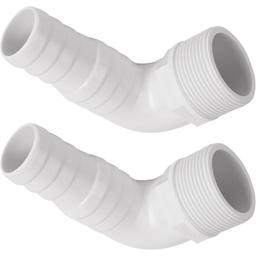 [Lifetime Warranty] SPX1105Z3 1.5" 90 Degree Elbow Pool Hose Adapter - Pack of 2 thumbnail 0