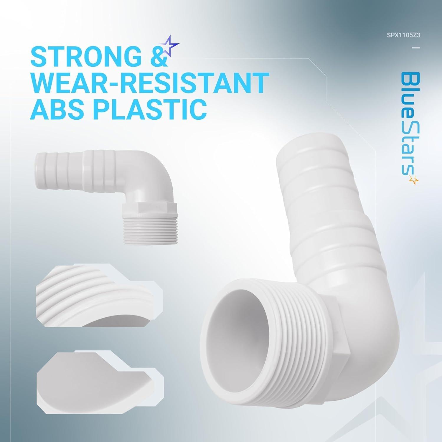 [Lifetime Warranty] SPX1105Z3 1.5" 90 Degree Elbow Pool Hose Adapter - Pack of 2 image 4