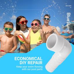 [Lifetime Warranty] SPX1105Z3 1.5" 90 Degree Elbow Pool Hose Adapter - Pack of 2 thumbnail 1