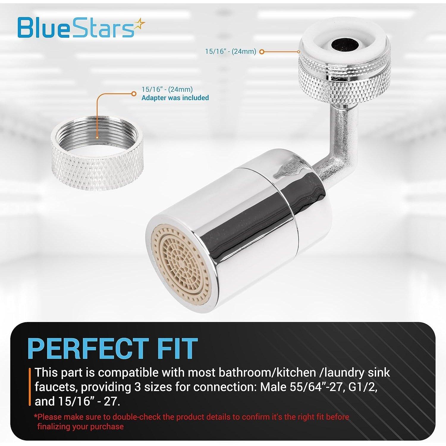 720° Rotating Faucet Aerator (Male Thread) image 5