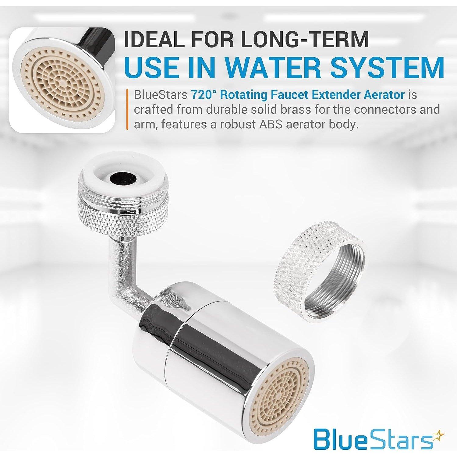 720° Rotating Faucet Aerator (Male Thread) image 1