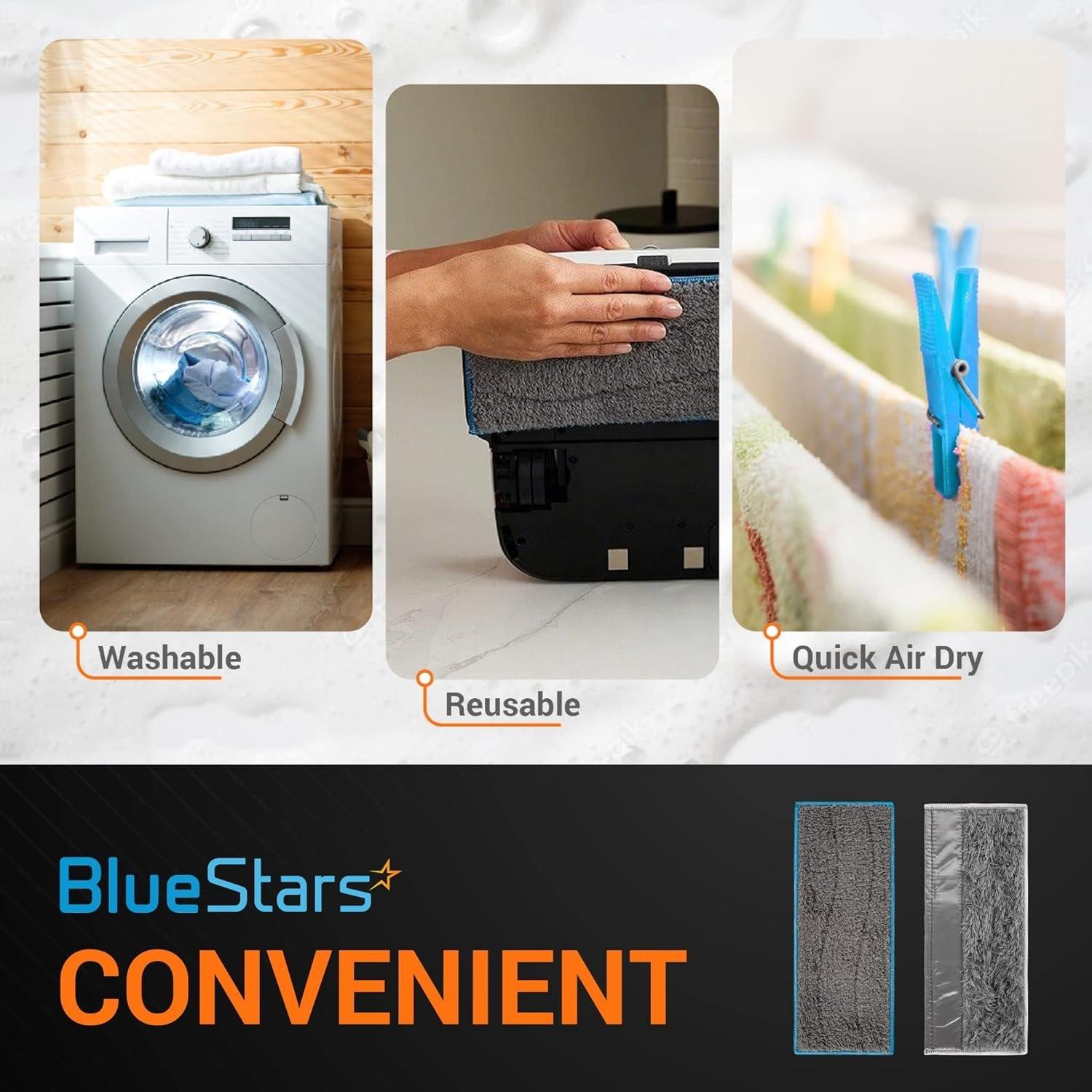 [Lifetime Warranty] m6 Microfiber Wet & Dry Mopping Pads - Compatible with iRobot Braava Jet M6 (6110) (6012) (6112) (6113) - 4 Wet Pads & 4 Dry Pads image 4