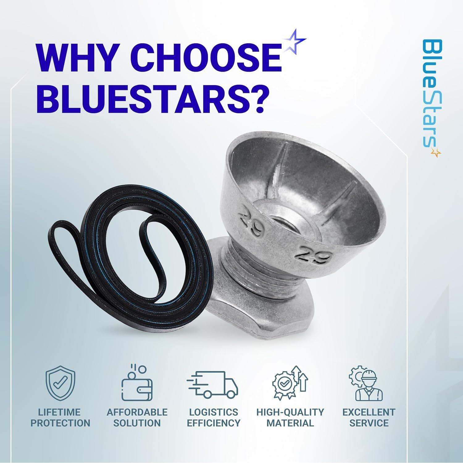 [Lifetime Warranty] 8066184 Dryer Motor Pulley 341241 Dryer Drum Belt - Compatible with Whirlpool Maytag Kenmore - Replaces PS11744884 W10290525 WP8066184VP AP6011686 LER4634EQ2 LEQ8000KQ0 MEDC215EW1 image 7