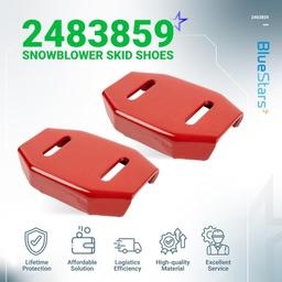 [Lifetime Warranty] 2-pack 02483859 24599 Snow Blower Double Roller Skid Shoe thumbnail 1