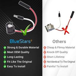 [Lifetime Warranty] 297216600 Refrigerator Defrost Thermostat Replacement - Compatible with Frigidaire & Kenmore Refrigerators/Freezers - Replaces 1483781 216731000 216872200 218673001 218673008 thumbnail 2