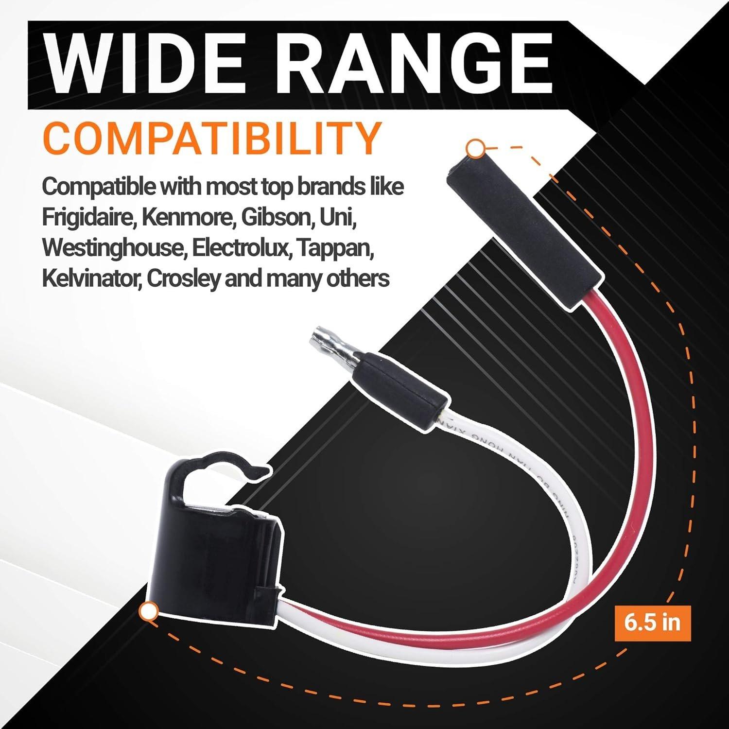 [Lifetime Warranty] 297216600 Refrigerator Defrost Thermostat Replacement - Compatible with Frigidaire & Kenmore Refrigerators/Freezers - Replaces 1483781 216731000 216872200 218673001 218673008 image 1