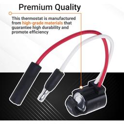 [Lifetime Warranty] 297216600 Refrigerator Defrost Thermostat Replacement - Compatible with Frigidaire & Kenmore Refrigerators/Freezers - Replaces 1483781 216731000 216872200 218673001 218673008 thumbnail 3