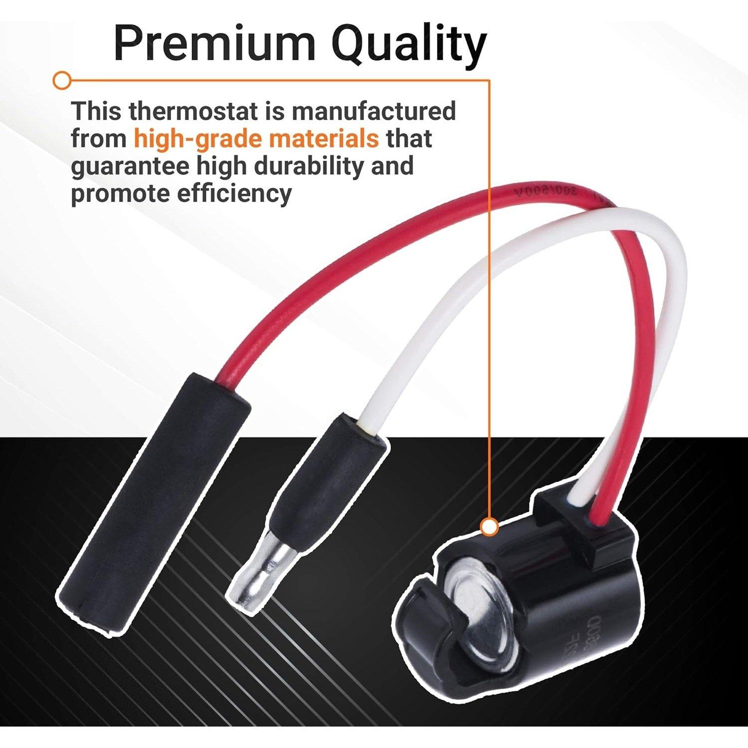 [Lifetime Warranty] 297216600 Refrigerator Defrost Thermostat Replacement - Compatible with Frigidaire & Kenmore Refrigerators/Freezers - Replaces 1483781 216731000 216872200 218673001 218673008 image 3