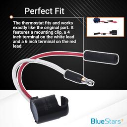 [Lifetime Warranty] 297216600 Refrigerator Defrost Thermostat Replacement - Compatible with Frigidaire & Kenmore Refrigerators/Freezers - Replaces 1483781 216731000 216872200 218673001 218673008 thumbnail 5