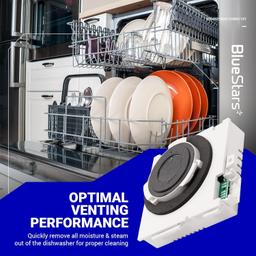 [Lifetime Warranty] 5304523304 154861101 FGID2466QF FGID2466QB7A Dishwasher Vent Assembly - Compatible with Frigidaire Kenmore Dishwashers - Replaces 154773301 154682301 thumbnail 5