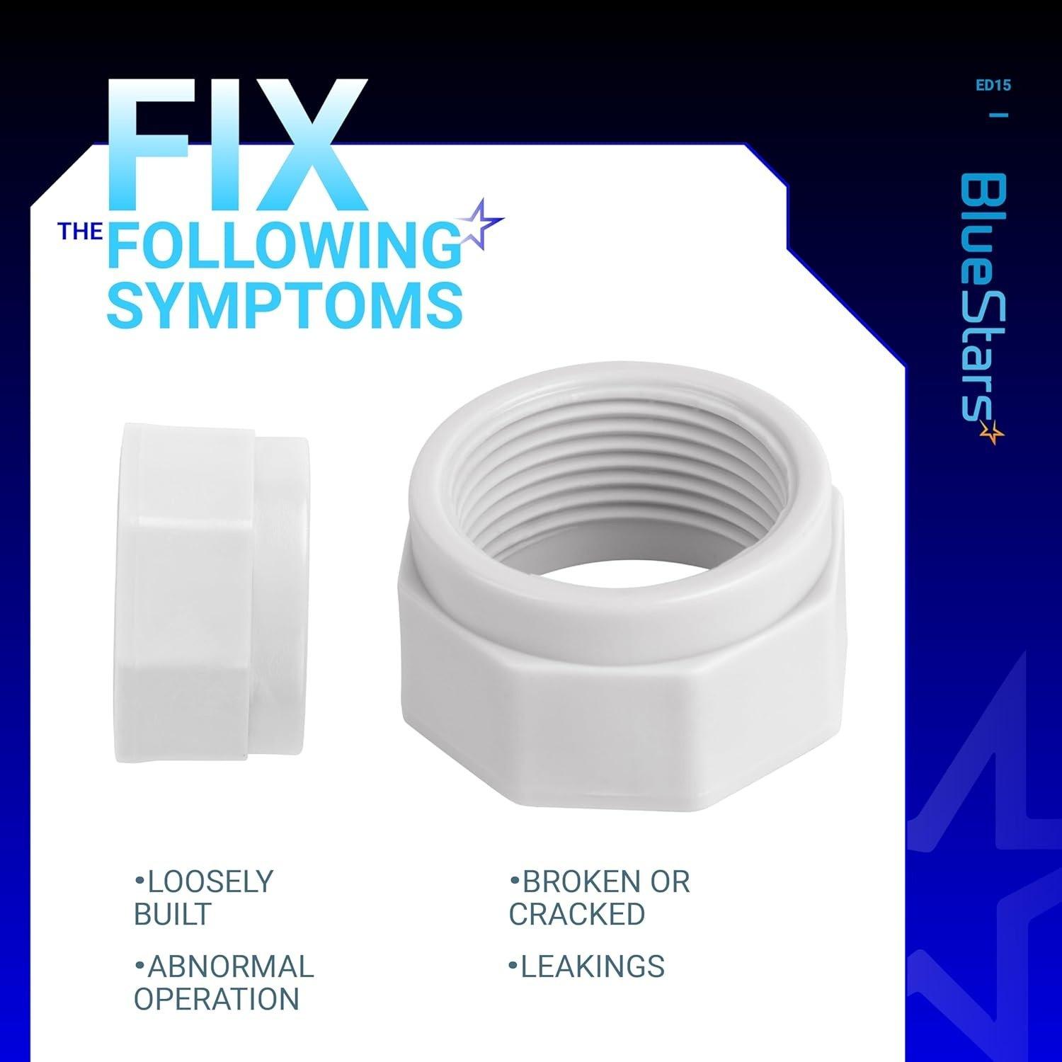 [Lifetime Warranty] ED15 Kreepy Krauly Pool Cleaner Feed Hose Mender Nut - Pack of 6 image 4