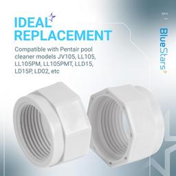 [Lifetime Warranty] ED15 Kreepy Krauly Pool Cleaner Feed Hose Mender Nut - Pack of 6 thumbnail 5