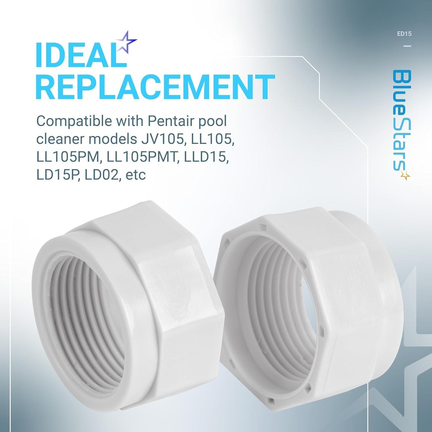 [Lifetime Warranty] ED15 Kreepy Krauly Pool Cleaner Feed Hose Mender Nut - Pack of 6 image 5