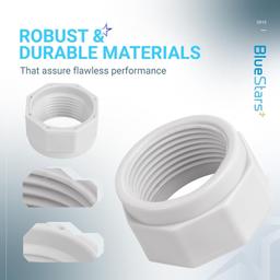 [Lifetime Warranty] ED15 Kreepy Krauly Pool Cleaner Feed Hose Mender Nut - Pack of 6 thumbnail 1