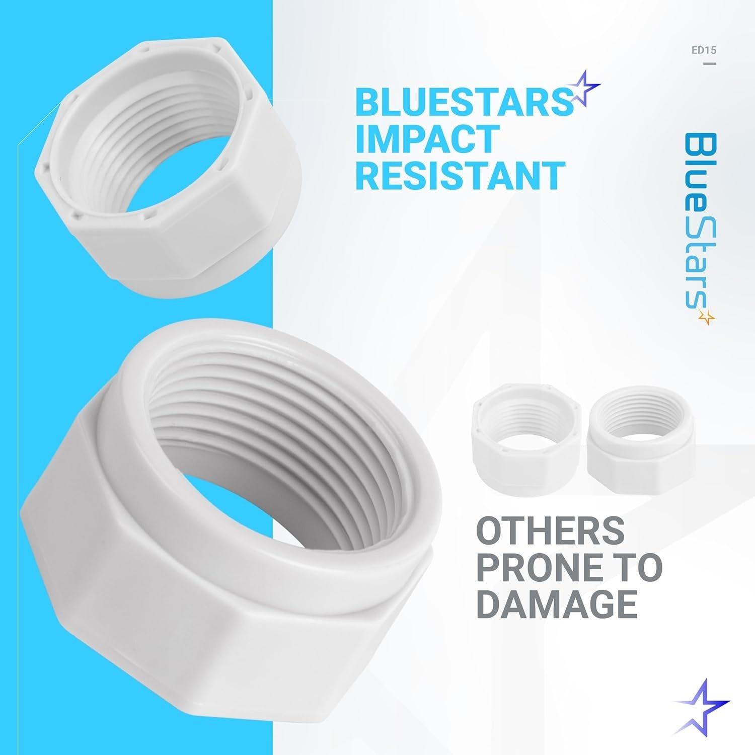 [Lifetime Warranty] ED15 Kreepy Krauly Pool Cleaner Feed Hose Mender Nut - Pack of 6 image 2