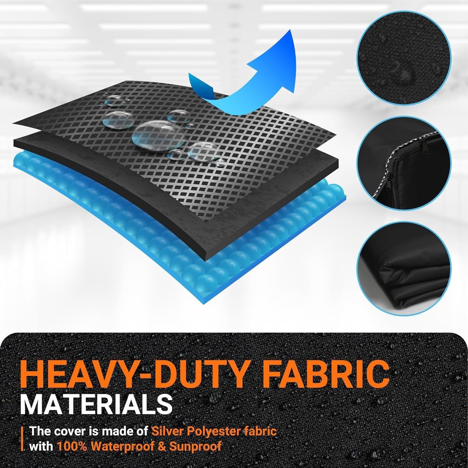 2PCS Washing Machine Covers with Laundry Bag image 4