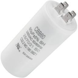 CBB60 60uF 250 Volt Dual Round Capacitor thumbnail 0