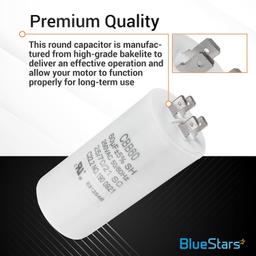 CBB60 60uF 250 Volt Dual Round Capacitor thumbnail 5
