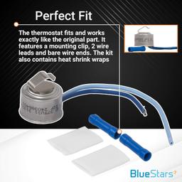 [Lifetime Warranty] 5303918202 Refrigerator Defrost Thermostat Replacement - Compatible with Frigidaire & Kenmore Refrigerators - Replaces 241619705 AP2150133 833603 PS469510 thumbnail 3
