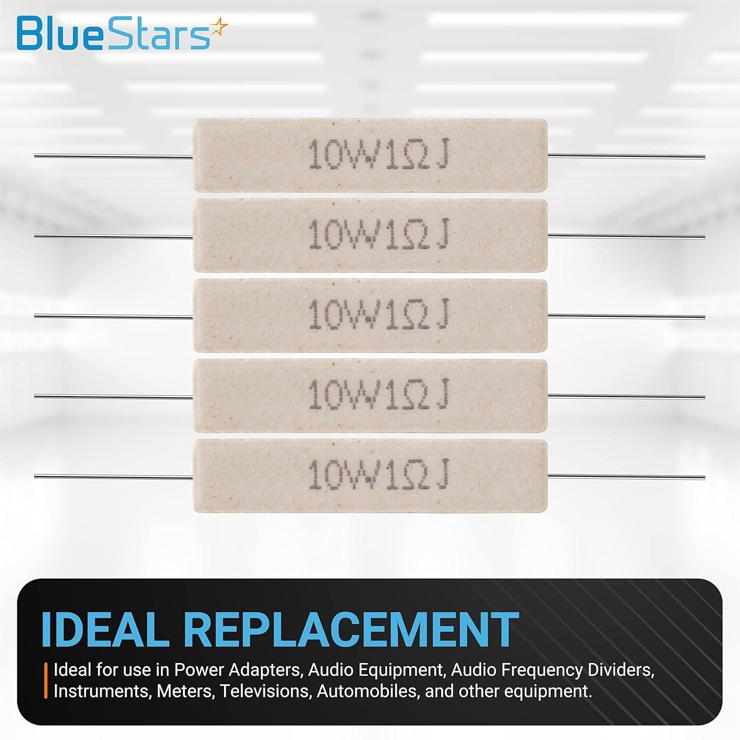 [Lifetime Warranty] 5pcs 10W 1 ohm Ceramic Cement Resistor image 1