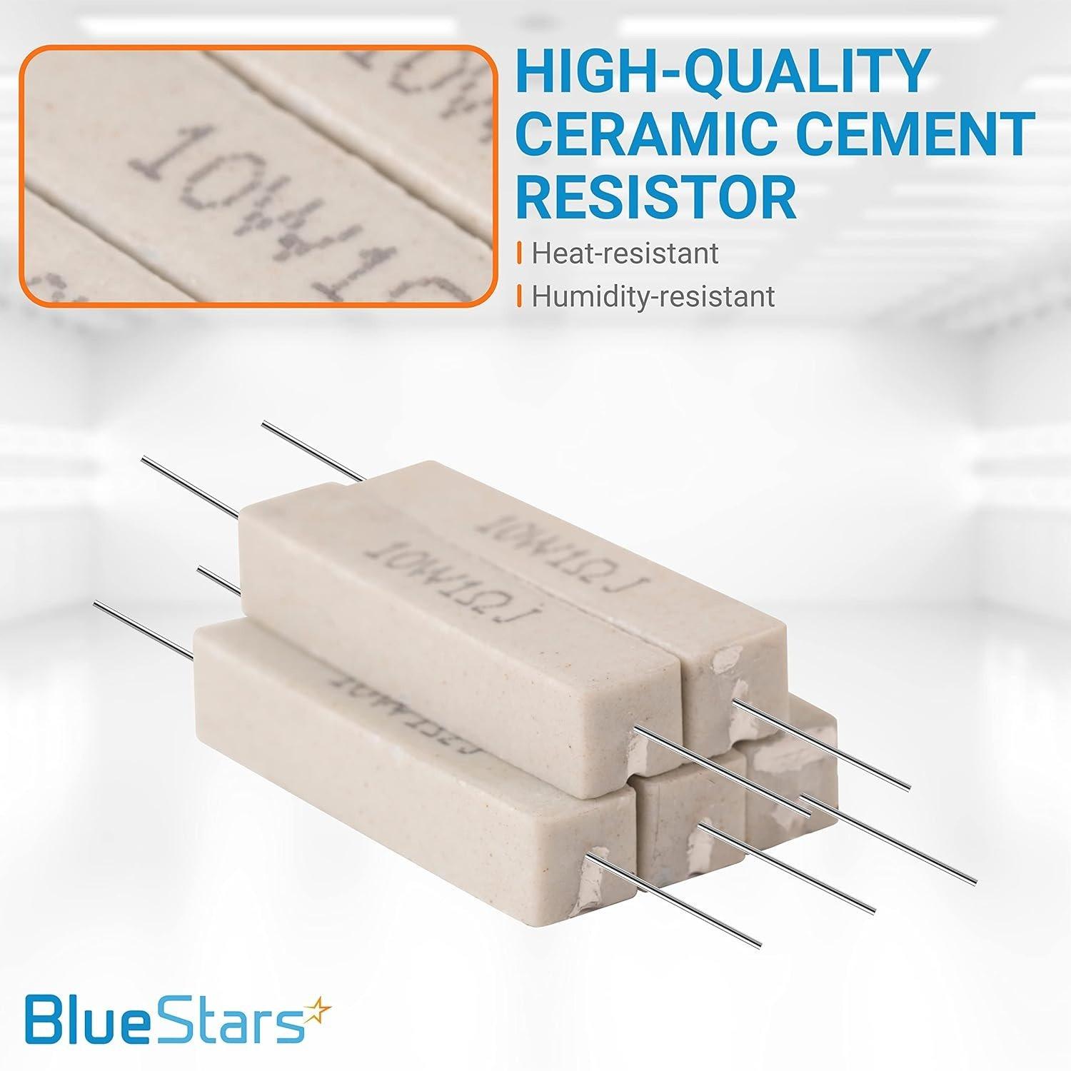 [Lifetime Warranty] 5pcs 10W 1 ohm Ceramic Cement Resistor image 3
