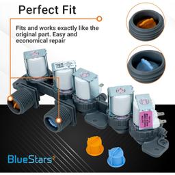 [Lifetime Warranty] AJU73213301 AJU75152601 5221EA1008F Washer Water Inlet Valve - Compatible with LG Kenmore Washers WT7200CW, WT5001C, 79631522211, WT4801CW, WT1201CW - Replaces 33090048, TAW35618287 thumbnail 3