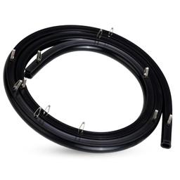 [Lifetime Warranty] 316239700 Range Oven Door Seal Gasket 50.45" with 12 Mounting Clips - Compatible with Frigidaire Kenmore Oven FEF303BWA FEF303CWA - Replaces 833130 AP2126661 AH440011 EA440011 PS440011 thumbnail 0