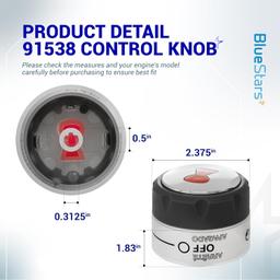 [Lifetime Warranty] Lighted Control Knobs Assembly 91538 - Pack of 2 thumbnail 8