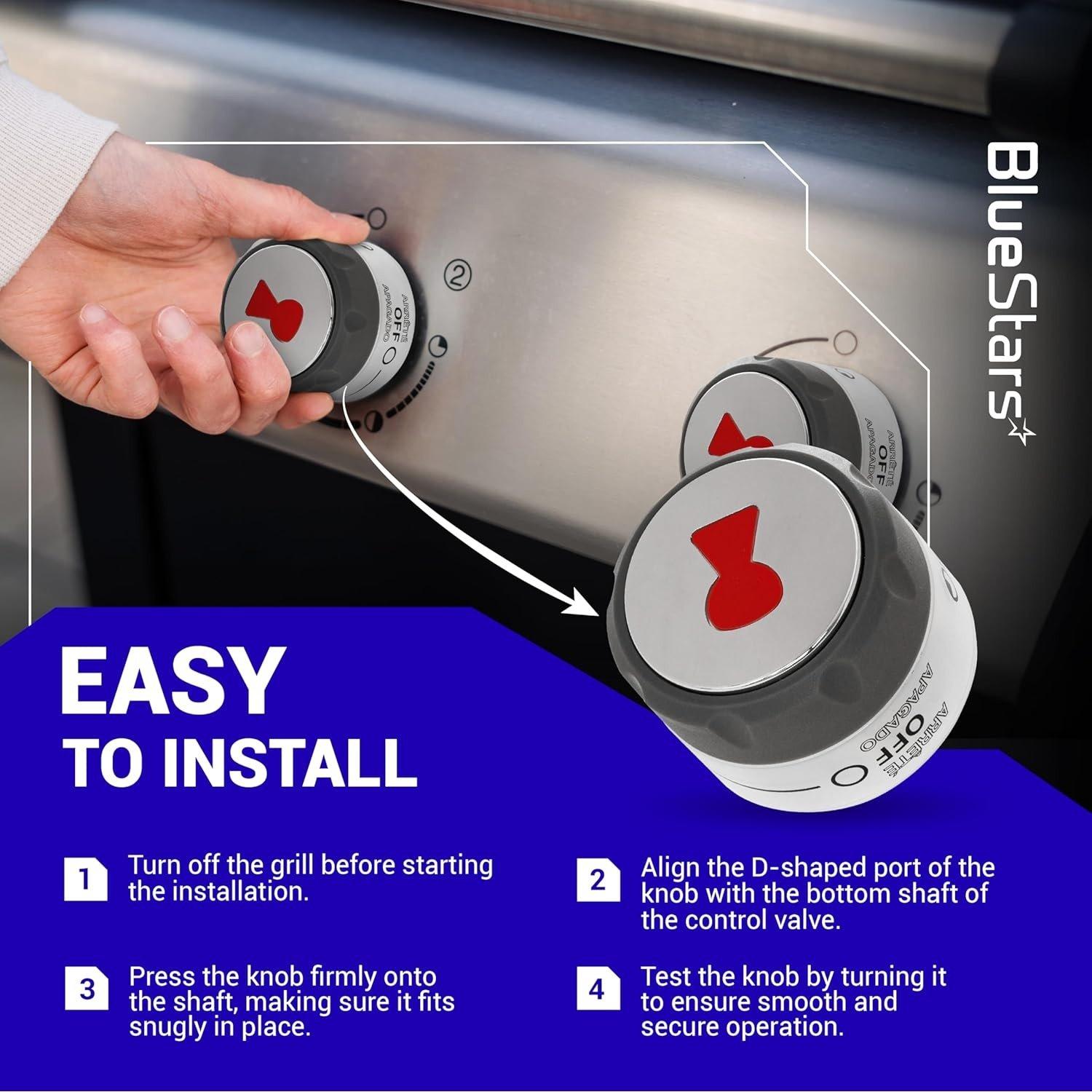 [Lifetime Warranty] Lighted Control Knobs Assembly 91538 - Pack of 2 image 3