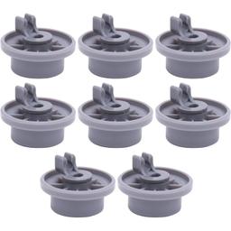 [Lifetime Warranty] 165314 Dishwasher Lower Rack Wheel - Compatible for Bosch & Kenmore Dishwashers - Replaces 420198 423232 AP2802428 PS8697067 - Pack of 8 thumbnail 0