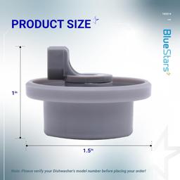 [Lifetime Warranty] 165314 Dishwasher Lower Rack Wheel - Compatible for Bosch & Kenmore Dishwashers - Replaces 420198 423232 AP2802428 PS8697067 - Pack of 8 thumbnail 3