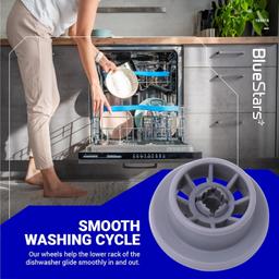 [Lifetime Warranty] 165314 Dishwasher Lower Rack Wheel - Compatible for Bosch & Kenmore Dishwashers - Replaces 420198 423232 AP2802428 PS8697067 - Pack of 8 thumbnail 5