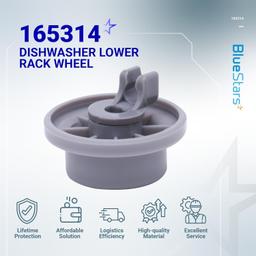 [Lifetime Warranty] 165314 Dishwasher Lower Rack Wheel - Compatible for Bosch & Kenmore Dishwashers - Replaces 420198 423232 AP2802428 PS8697067 - Pack of 8 thumbnail 2
