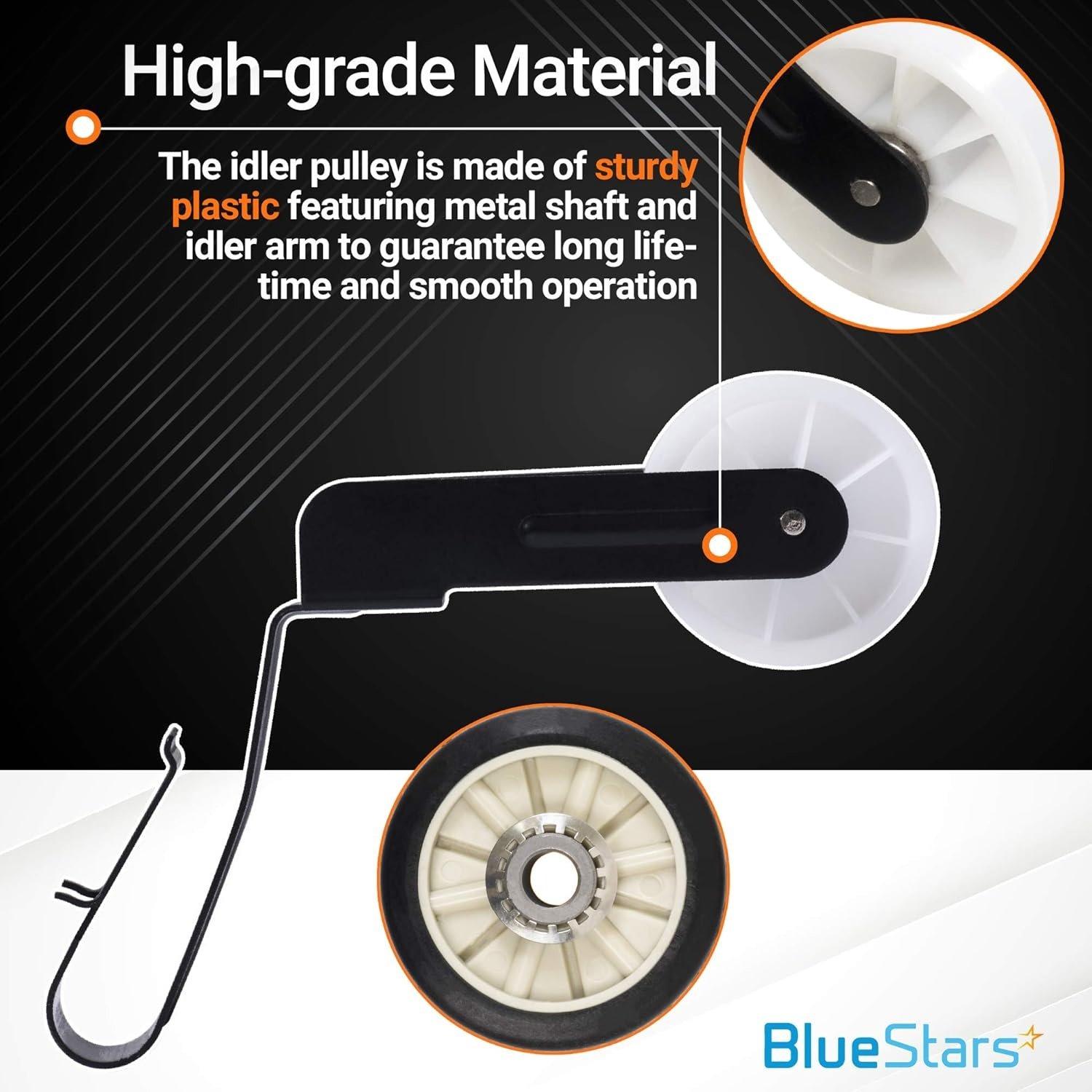 Dryer Drum Belt Pulley Kit Compatible with Kenmore Whirlpool Dryers image 4